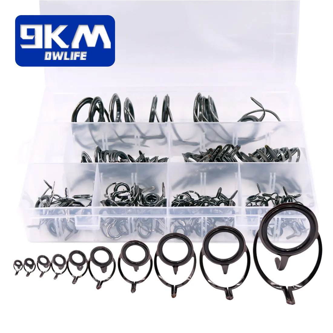 Fishing Rod Tip Replacement - Hengelgeleider 9 ~ 200 stuks roestvrij