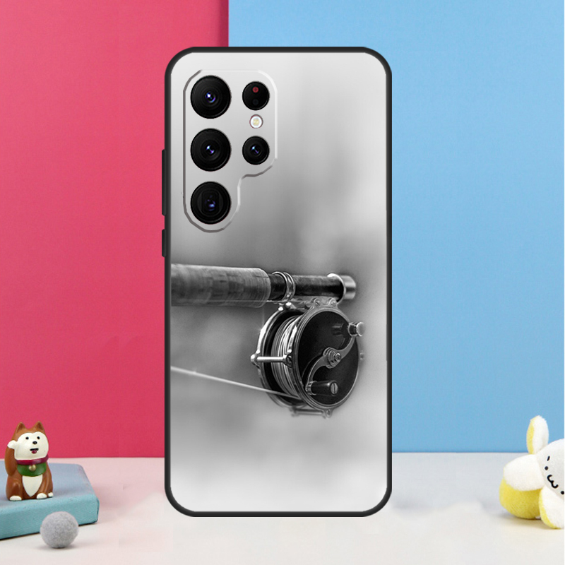 Telefoonhoesje met visstokmoti - Fishing Rod Case recensie en prijs
