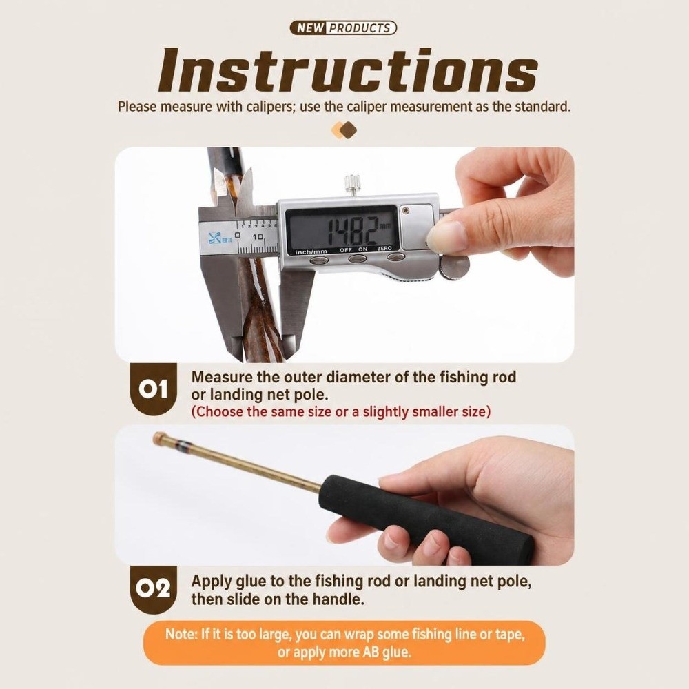 EVA Hengelhandvat Mini Formaat - Fishing Rod Building Kit recensie en prijs
