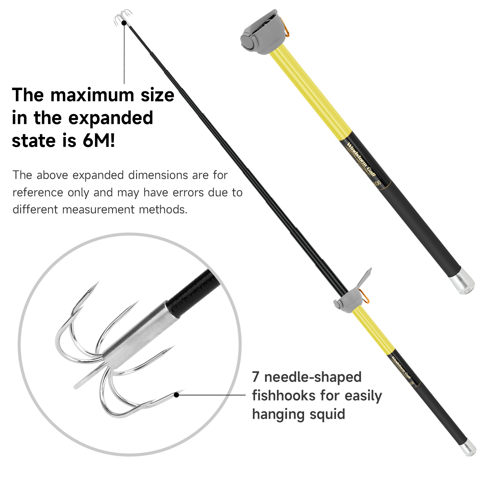 SANLIKE 6M Telescopische Inktv - Fishing Rod Carbon Fiber recensie en prijs