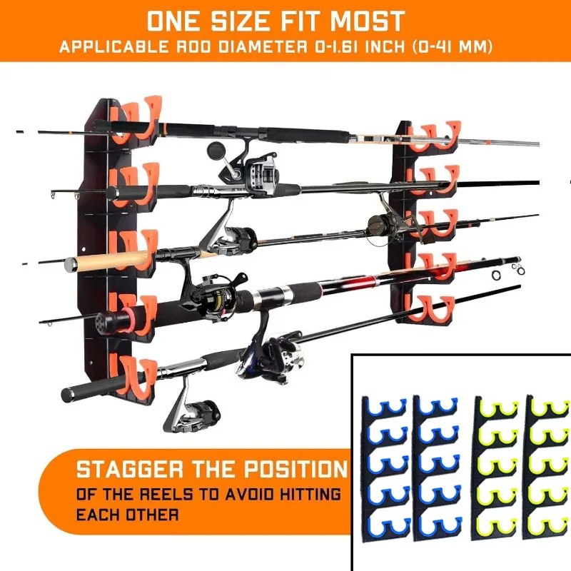 Hengelhouder voor de garage, w - Fishing Rod Rack recensie en prijs