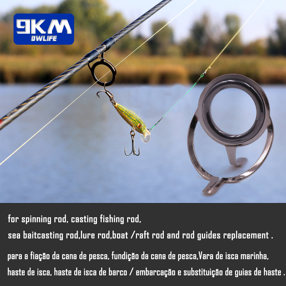 Hengelgeleider 9 ~ 200 stuks r - Fishing Rod Tip Replacement recensie en prijs