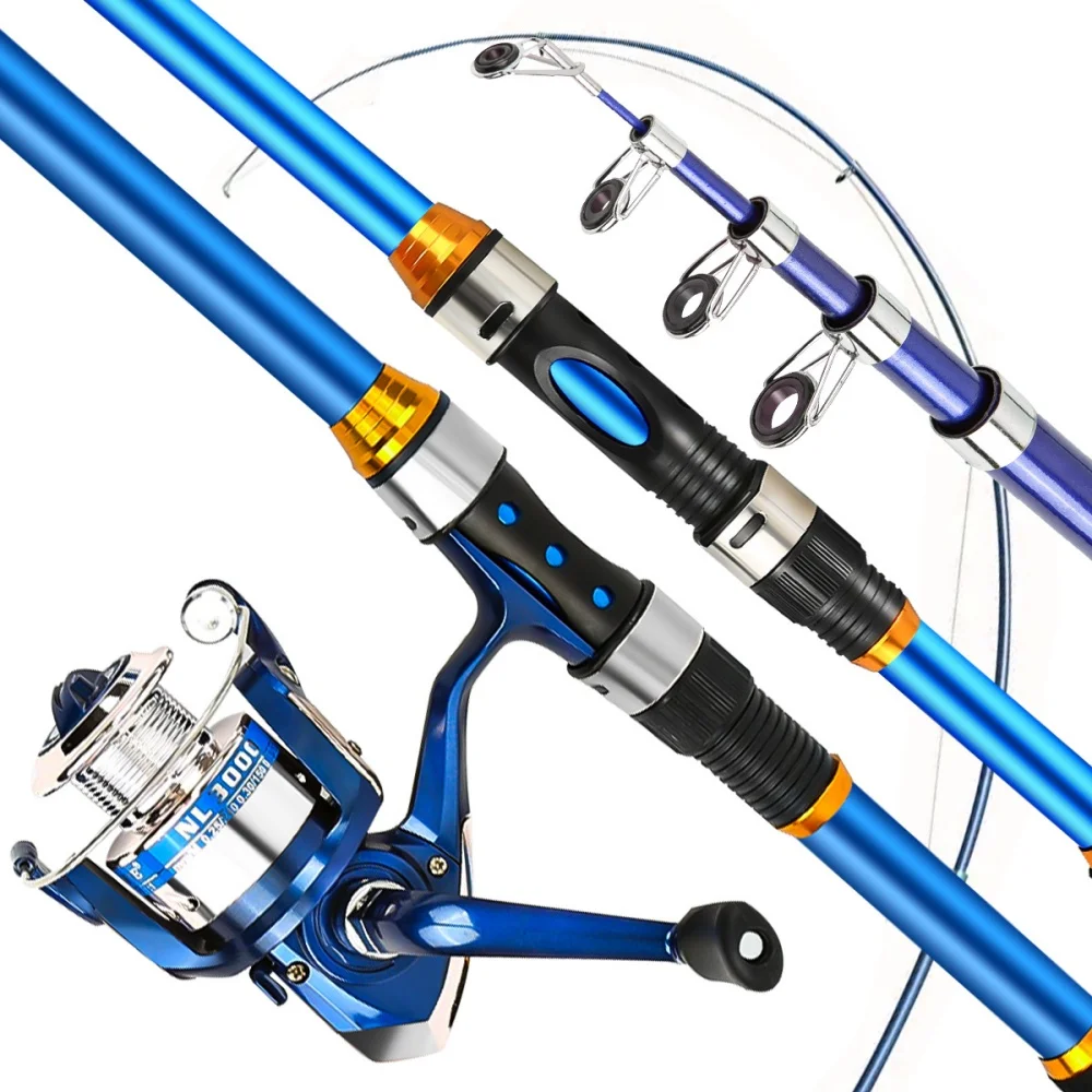 2,1-3,6M telescopische glasvez - Fishing Rod Spinning recensie en prijs