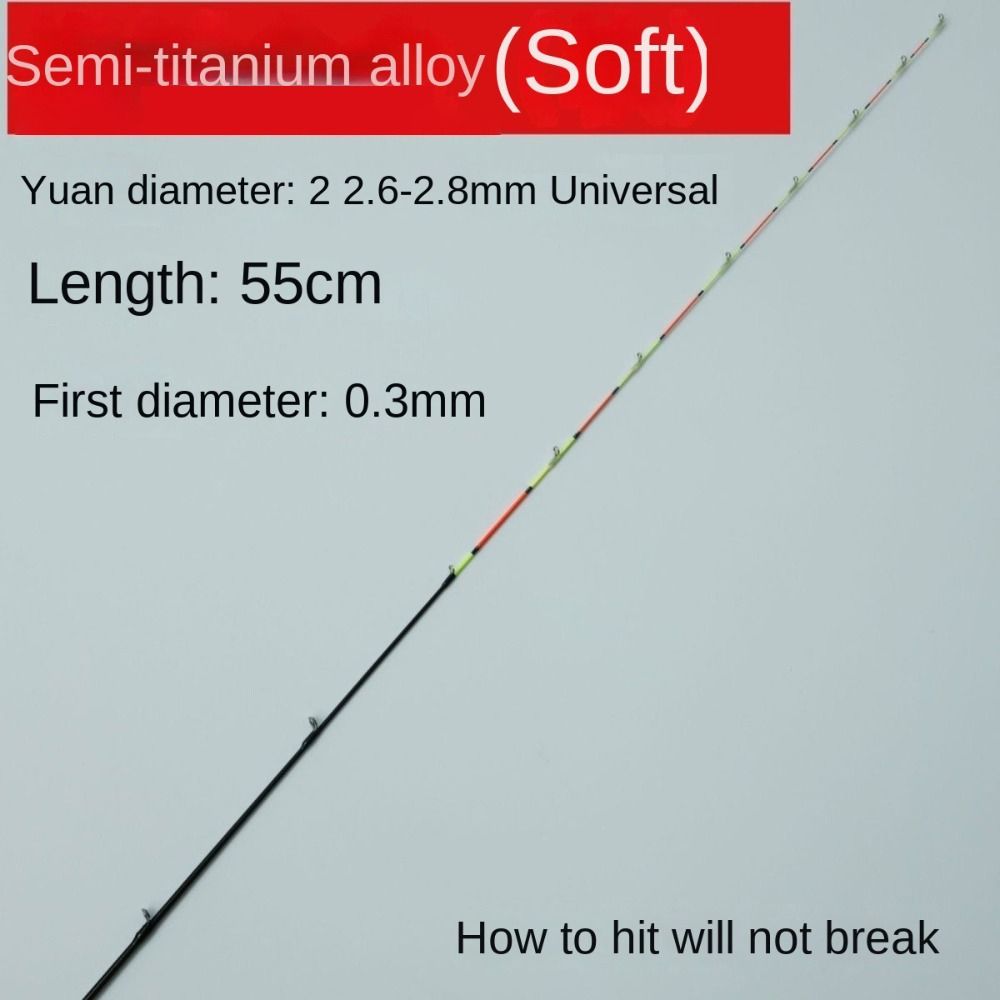 2024 Intrekbare Half-titanium  - Fishing Rod Tip Replacement recensie en prijs