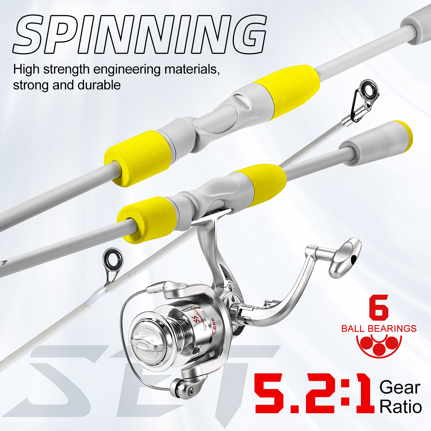 Sougayilang 2 sectie Spinning  - Fishing Rod Spinning recensie en prijs