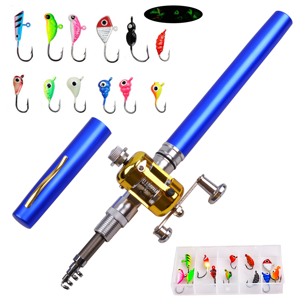 Mini Ijs Hengel Combo Met 12 S - Fishing Rod Fly recensie en prijs