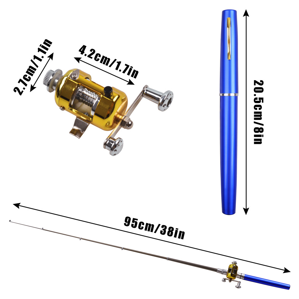 Mini Ijs Hengel Combo Met 12 S - Fishing Rod Fly recensie en prijs